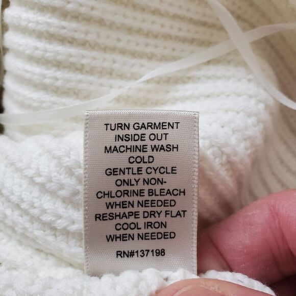 🌻 JOIE 🌻 NEW - 2 Piece Open-Knit Tank & Wide Leg Pants Set - [Large, Ivory] - Picture 14 of 14